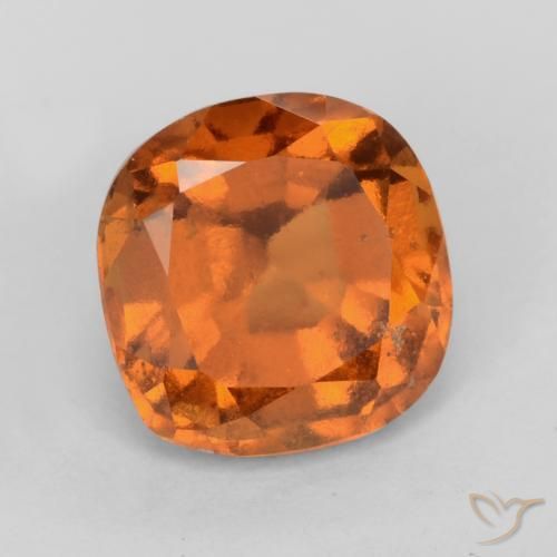 9,17 ctw natürlicher Mitteldunkles Orange Hessonit-Granat, Kissen, VS-SI