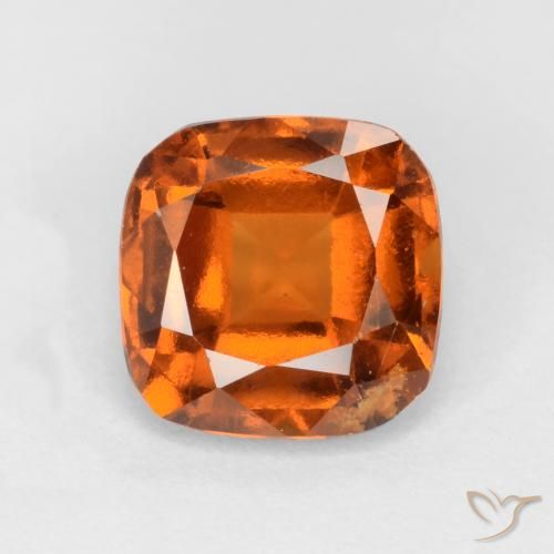1.71ct Natürlicher Mitteldunkles Orange Hessonit-Granat, Kissen, VS-SI