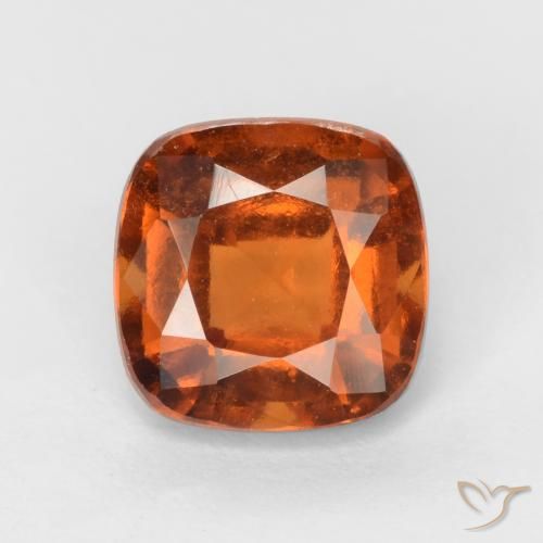 1.95ct Natürlicher Amber Orange Hessonit-Granat, Kissen, VS