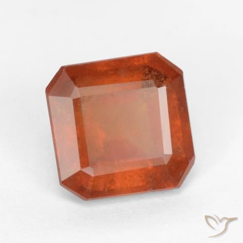 9,17 ctw natürlicher Mittelorange Hessonit-Granat, Oktagonschliff, SI