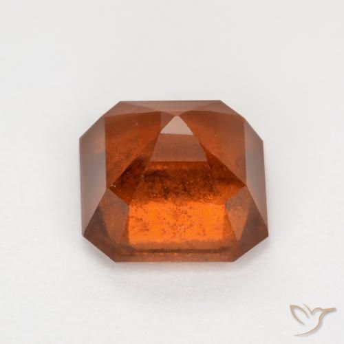 9,17 ctw natürlicher Amber Orange Hessonit-Granat, Oktagonschliff, SI