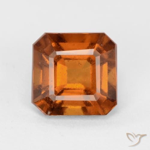 1.91ct Natürlicher Mittelorange Hessonit-Granat, Smaragdschliff, VS-SI