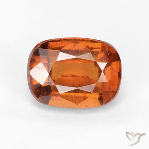 2.36ct Natürlicher Mitteldunkles Orange Hessonit-Granat, Kissen, VS-SI