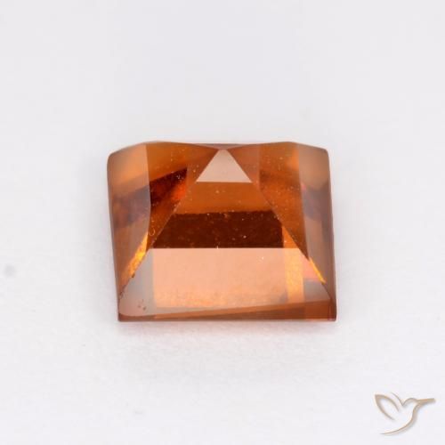 9,17 ctw natürlicher Mittelorange Hessonit-Granat, Quadrat, VS