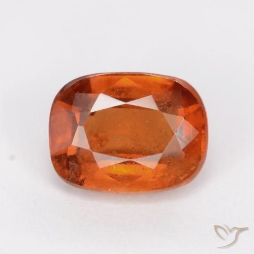 2.13ct Natürlicher Mittelorange Hessonit-Granat, Kissen, SI