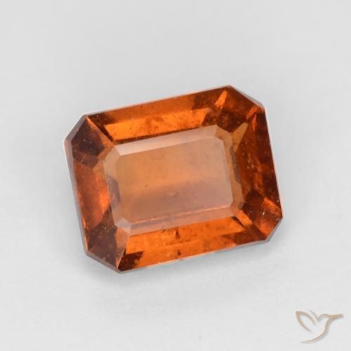 9,17 ctw natürlicher Mittelorange Hessonit-Granat, Oktagonschliff, VS-SI