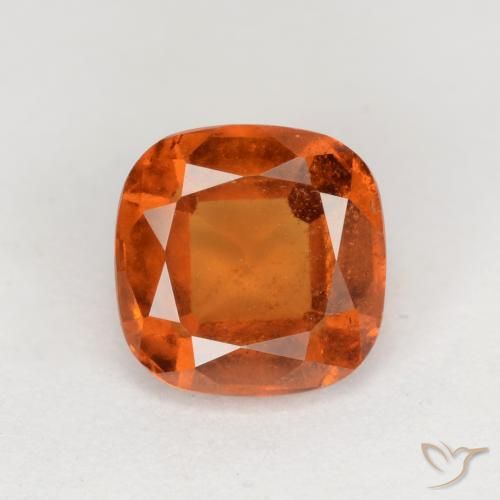 1.72ct Natürlicher Amber Orange Hessonit-Granat, Kissen, VS-SI