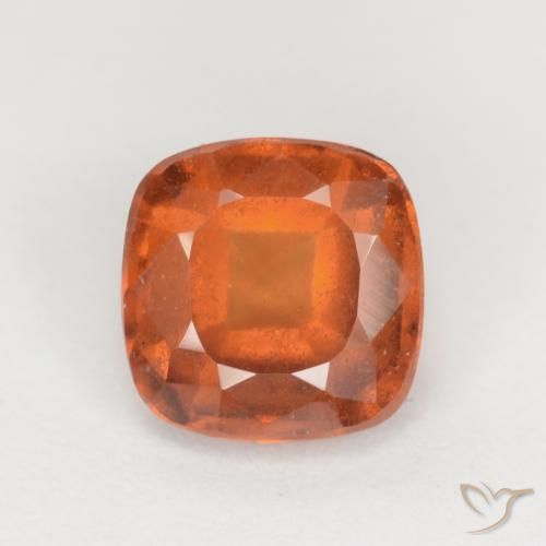 1.95ct Natürlicher Mittelorange Hessonit-Granat, Kissen, VS-SI