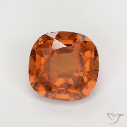 1.88ct Natürlicher Mitteldunkles Orange Hessonit-Granat, Kissen, VS-SI