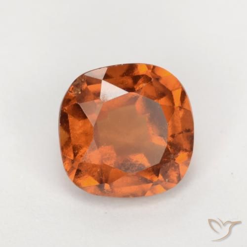 9,17 ctw natürlicher Mitteldunkles Orange Hessonit-Granat, Kissen, VS-SI
