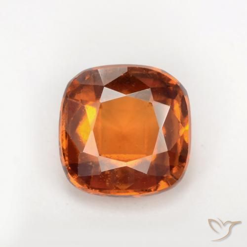 1.82ct Natürlicher Mitteldunkles Orange Hessonit-Granat, Kissen, VS