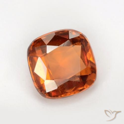9,17 ctw natürlicher Mitteldunkles Orange Hessonit-Granat, Kissen, VS