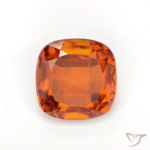 1.94ct Natürlicher tieforange Hessonit-Granat, Kissen, VS