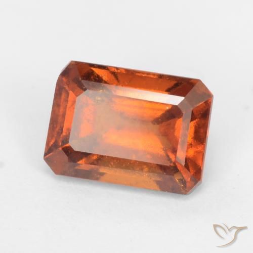 9,17 ctw natürlicher Amber Orange Hessonit-Granat, Oktagonschliff, SI