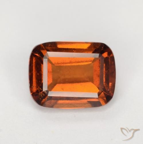 2.09ct Natürlicher Mittelorange Hessonit-Granat, Kissen, VS