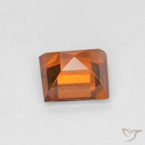 9,17 ctw natürlicher Mittelorange Hessonit-Granat, Quadrat, VS