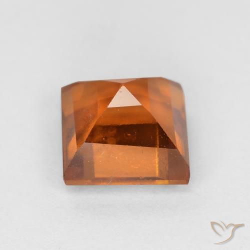 9,17 ctw natürlicher tieforange Hessonit-Granat, Quadrat, VS