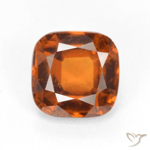 1.94ct Natürlicher Mittelorange Hessonit-Granat, Kissen, VS