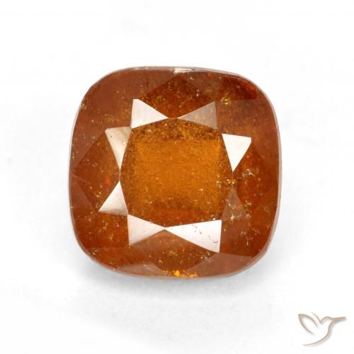 2.48ct Natürlicher Amber Orange Hessonit-Granat, Kissen, SI