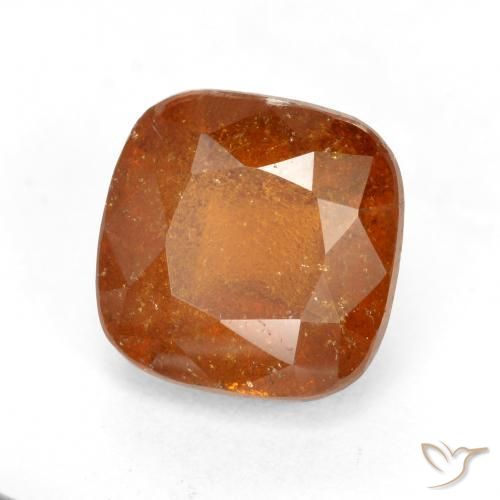 9,17 ctw natürlicher Amber Orange Hessonit-Granat, Kissen, SI