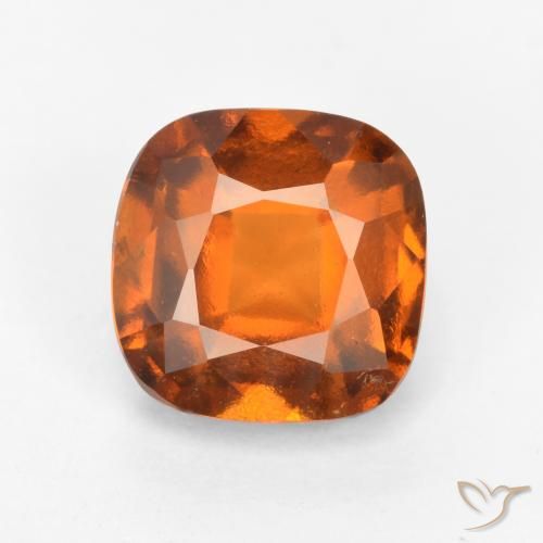 2.24ct Natürlicher Mitteldunkles Orange Hessonit-Granat, Kissen, VS