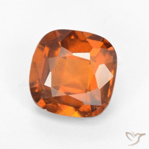 9,17 ctw natürlicher Mitteldunkles Orange Hessonit-Granat, Kissen, VS