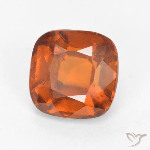 9,17 ctw natürlicher rötlich-orange Hessonit-Granat, Kissen, VS-SI
