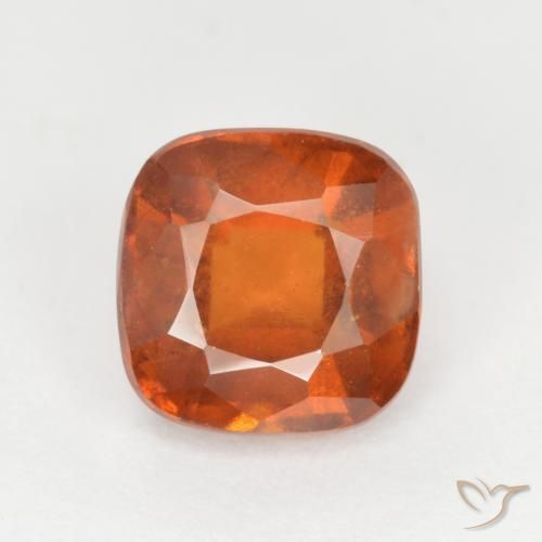 2.07ct Natürlicher tieforange Hessonit-Granat, Kissen, SI
