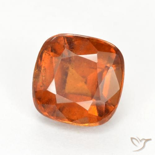 9,17 ctw natürlicher Amber Orange Hessonit-Granat, Kissen, VS-SI