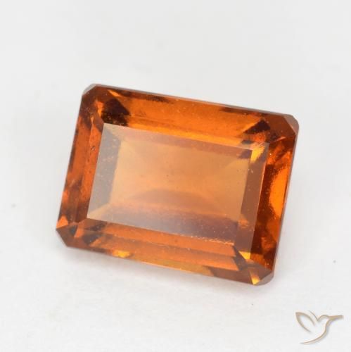 9,17 ctw natürlicher Mittelorange Hessonit-Granat, Oktagonschliff, VS
