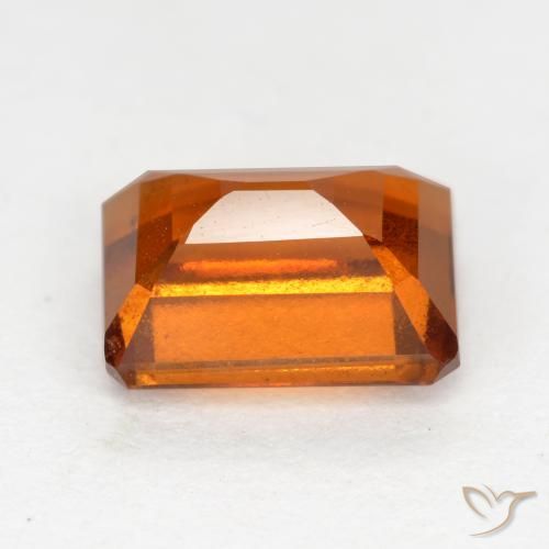 9,17 ctw natürlicher Mittelorange Hessonit-Granat, Oktagonschliff, VS