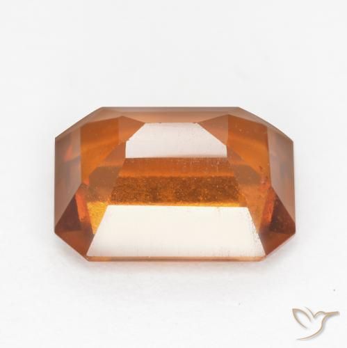 9,17 ctw natürlicher Mitteldunkles Orange Hessonit-Granat, Oktagonschliff, VS