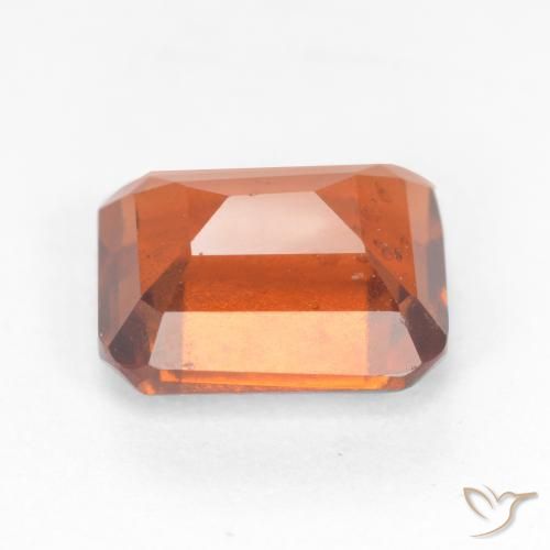 9,17 ctw natürlicher Feuerorange Hessonit-Granat, Oktagonschliff, SI