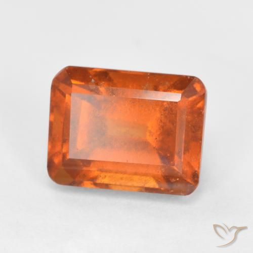 9,17 ctw natürlicher Mittelorange Hessonit-Granat, Oktagonschliff, SI