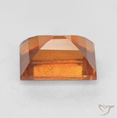 9,17 ctw natürlicher hellorange Hessonit-Granat, Baguette, VS-SI
