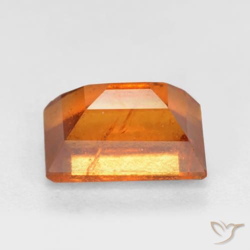 9,17 ctw natürlicher Mittelorange Hessonit-Granat, Baguette, SI