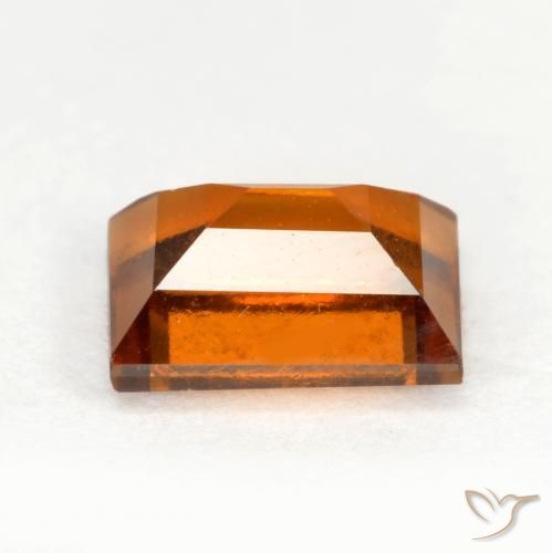 9,17 ctw natürlicher Mitteldunkles Orange Hessonit-Granat, Baguette, VS