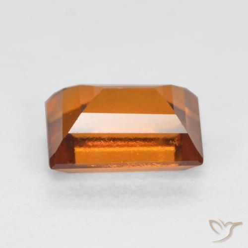 9,17 ctw natürlicher Mitteldunkles Orange Hessonit-Granat, Baguette, VS