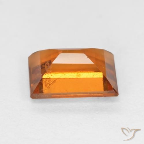 9,17 ctw natürlicher Gelblich-orange Hessonit-Granat, Baguette, VS-SI
