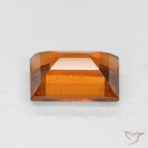 9,17 ctw natürlicher Mittelorange Hessonit-Granat, Baguette, VS-SI