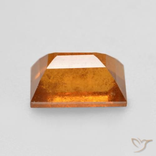 9,17 ctw natürlicher tieforange Hessonit-Granat, Baguette, SI