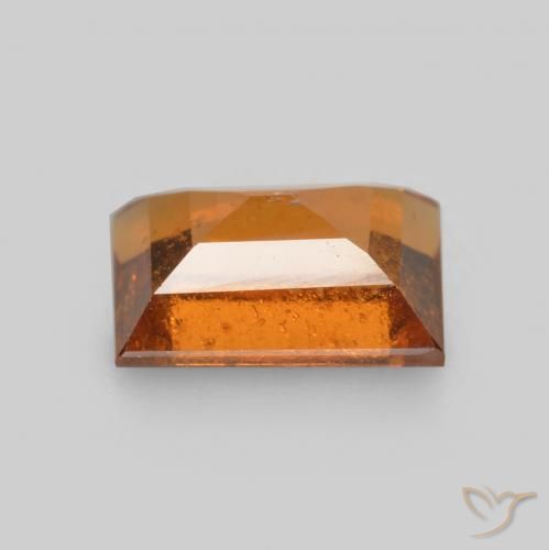 9,17 ctw natürlicher Mitteldunkles Orange Hessonit-Granat, Baguette, SI
