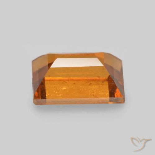9,17 ctw natürlicher tieforange Hessonit-Granat, Baguette, VS