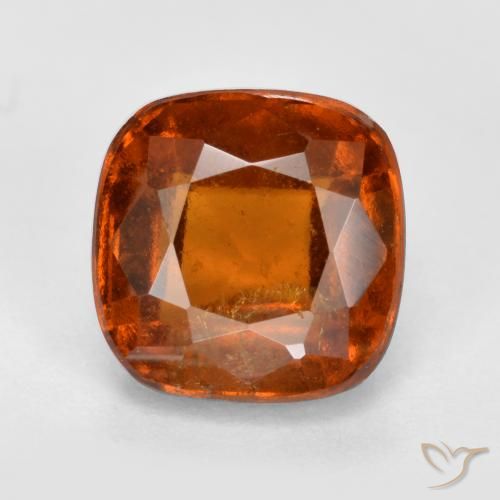 2.33ct Natürlicher Amber Orange Hessonit-Granat, Kissen, SI