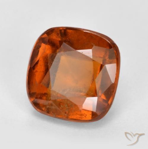 9,17 ctw natürlicher Amber Orange Hessonit-Granat, Kissen, SI