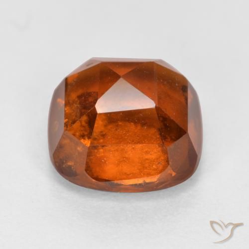 9,17 ctw natürlicher Amber Orange Hessonit-Granat, Kissen, SI