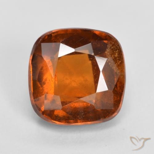 2.05ct Natürlicher Amber Orange Hessonit-Granat, Kissen, SI