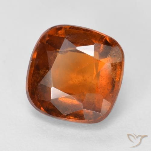 9,17 ctw natürlicher Amber Orange Hessonit-Granat, Kissen, SI