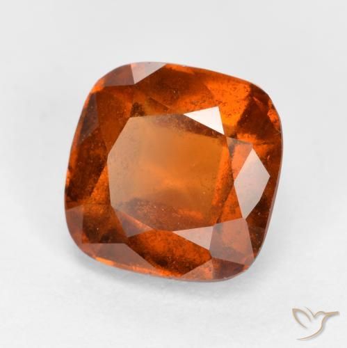 9,17 ctw natürlicher Dunkelorange Hessonit-Granat, Kissen, SI
