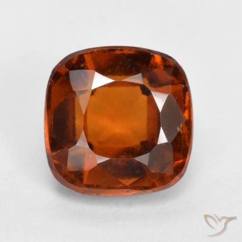 2.08ct Natürlicher Amber Orange Hessonit-Granat, Kissen, VS